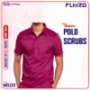 Unisex Polo Style Scrub Suit