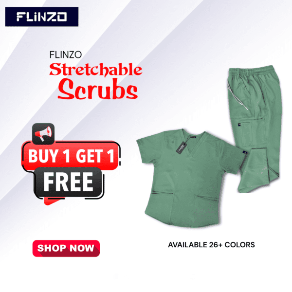 Poly Spandex - Stretchable Scrubs | Buy 1 Get 1 Free!