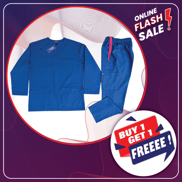 Exclusive Full Sleeve Unisex Scrubs - Buy 1 Get 1 Free