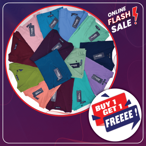 Poly Spandex - Stretchable Scrubs | Buy 1 Get 1 Free!